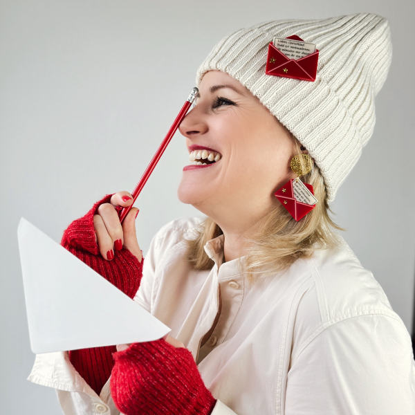 Ohrringe Brief ans Christkind